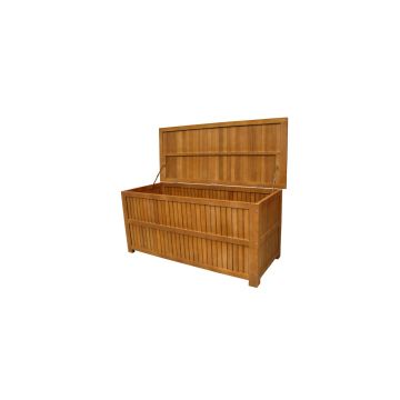 Coffre de Jardin en bois d'acacia massif130x55x59h cm