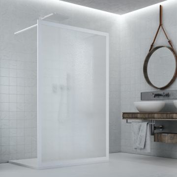 Douche italienne Walk in Free H 190 cm en Acrylique mod. Beatrix Centrale